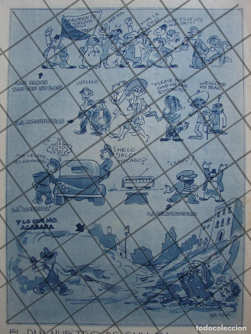 Poster collecting: TIRA COMICA ANTIGUA DE ANGEL ZAMARRIPA 1936 EL PAN