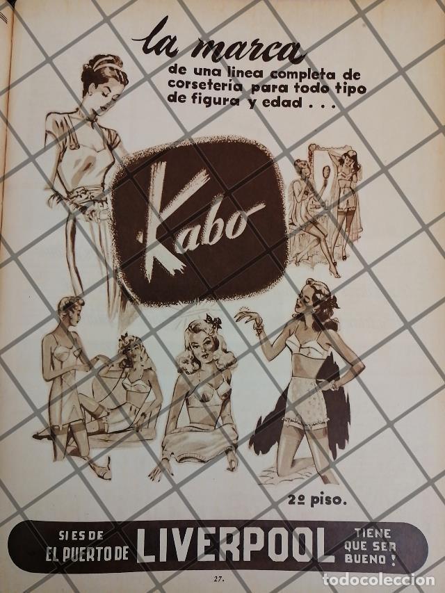 Poster collecting: CARTEL PUBLICITARIO RETRO TIENDA LIVERPOOL 1948 L93