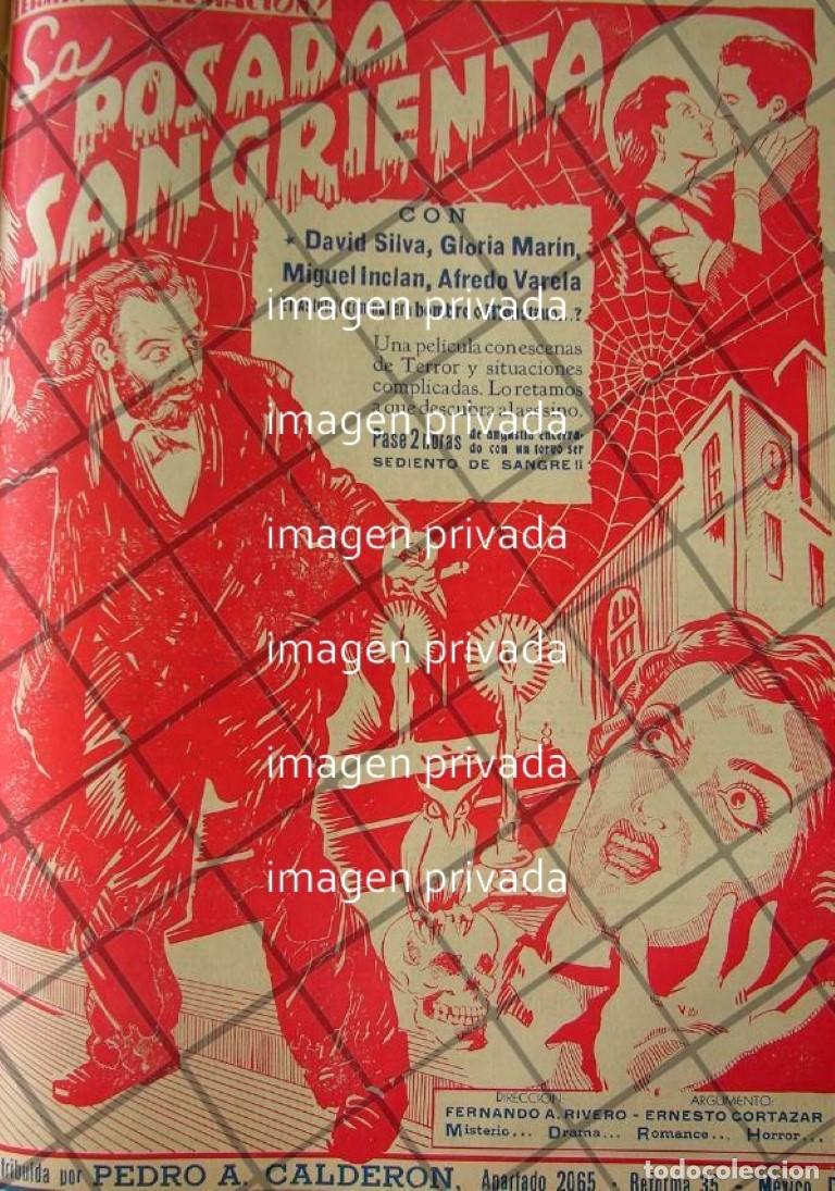 Collectionnisme d'affiches: CARTEL ANTIGUO. PELICULA. LA POSADA SANGRIENTA 1941