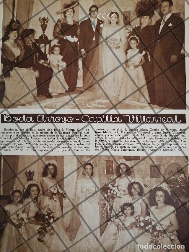 Colecionismo de cartazes: AFICHE ANTIGUO BODA. CAPILLA ARROYO 1948