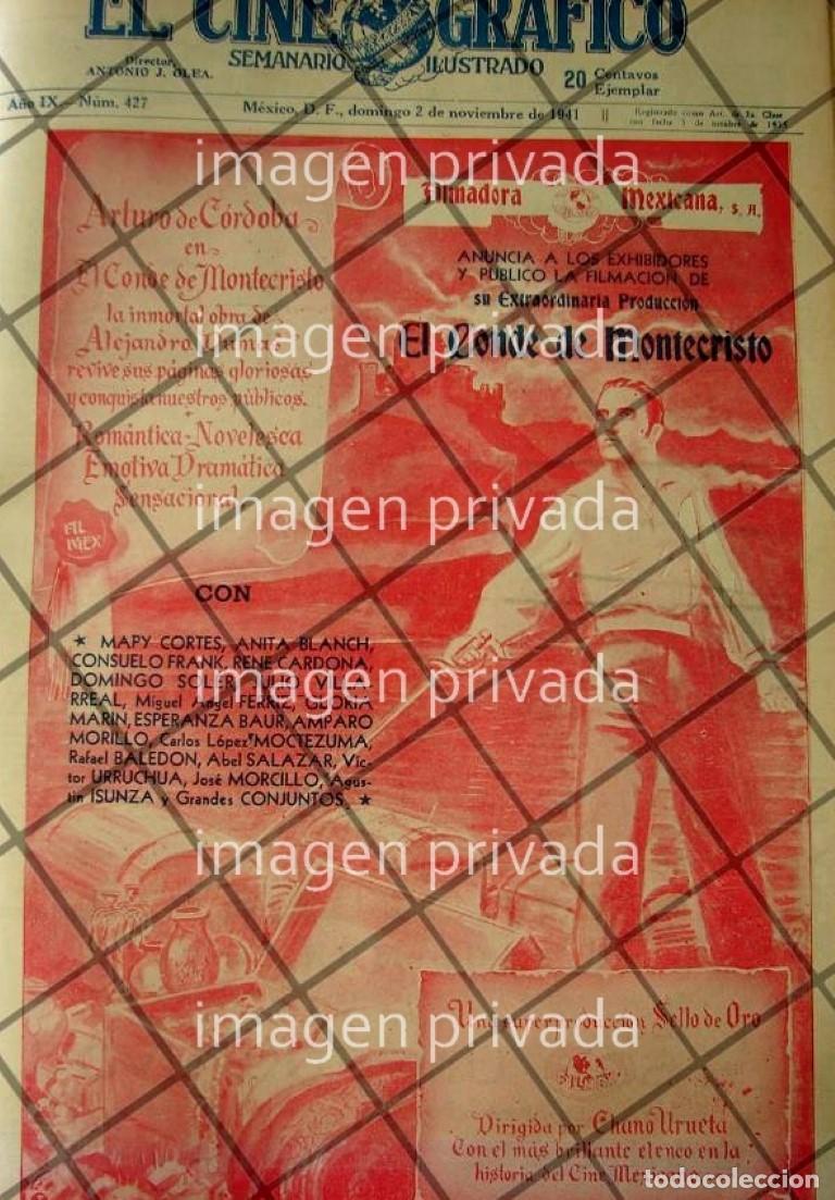 Colecionismo de cartazes: CARTEL RETRO INICIAN PELICULA EL CONDE DE MONTECRISTO 1941