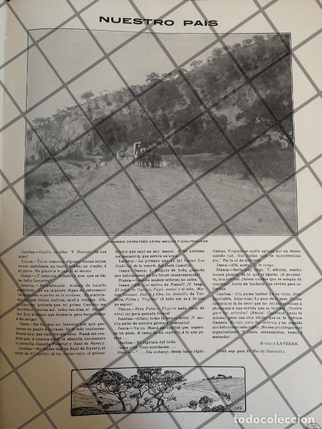 Colecionismo de cartazes: AFICHE ANTIGUO CAMINO MEXICO CHILPANCINGO 1910