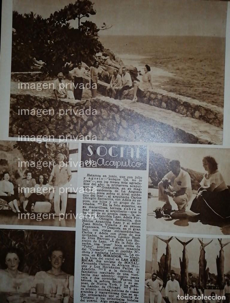 Colecionismo de cartazes: AFICHE ANTIGUO CARLOS OBREGON SANTACILIA. ACAPULCO 1948