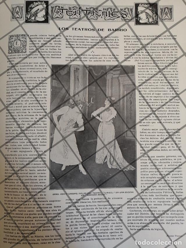 Colecionismo de cartazes: AFICHE ANTIGUO TEATRO LIRICO, ADELINA VEHI 1910