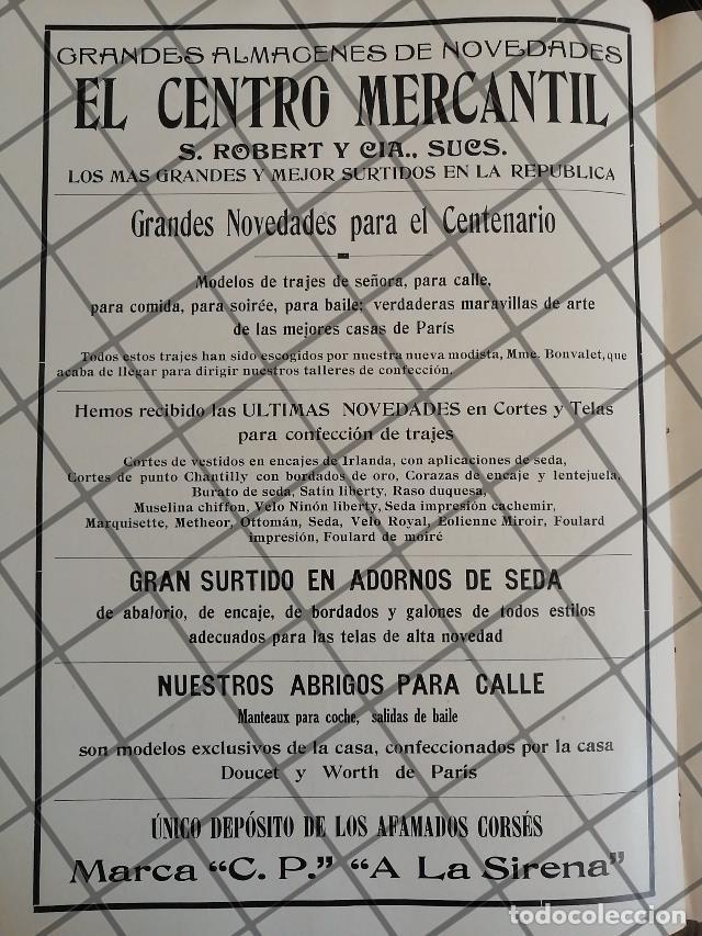 Colecionismo de cartazes: CARTEL ANTIGUO TIENDA EL CENTRO MERCANTIL 1910 -15