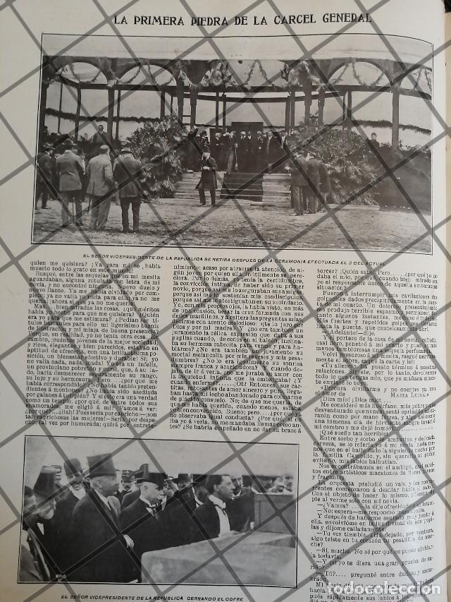 Sammeln von Plakaten: AFICHE ANTIGUO PRIMERA PIEDRA DE LA CARCEL GENERAL 1910