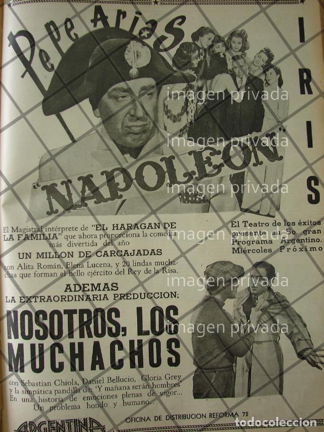 Poster collecting: CARTEL RETRO PELICULA NAPOLEON 1941 CINE IRIS