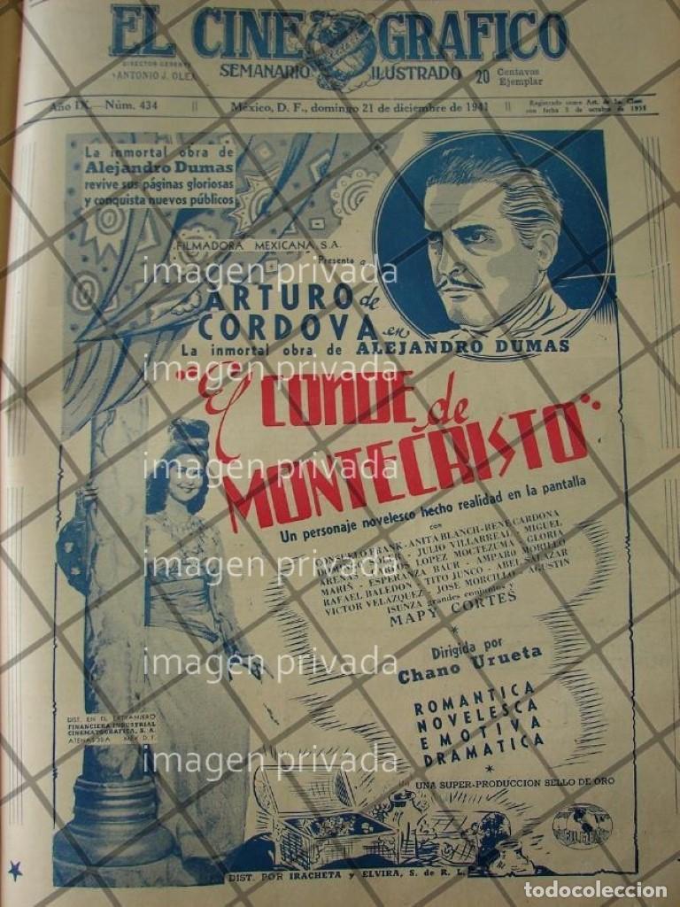 Poster collecting: CARTEL RETRO PELICULA EL CONDE DE MONTECRISTO 1941 7