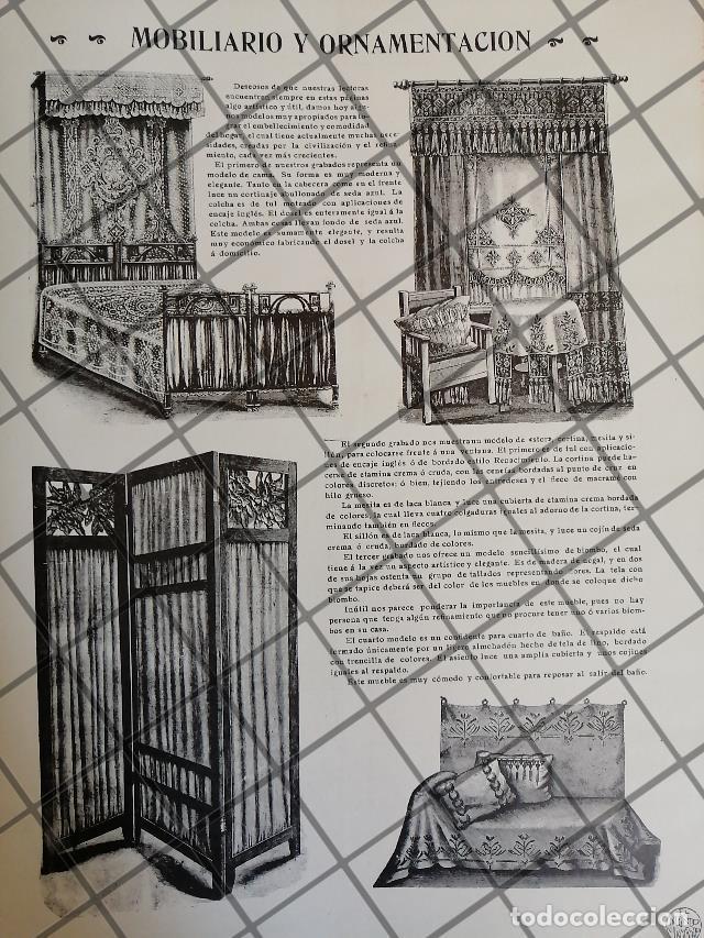 Poster collecting: AFICHE ANTIGUO MUEBLES DE 1910