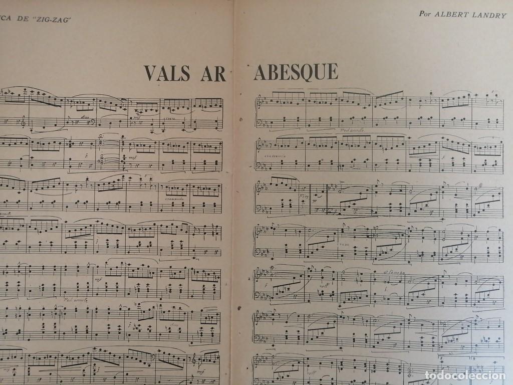 Collectionnisme d'affiches: PARTITURA ANTIGUA VALS ARABE. ALBERT LANDRY. 1920