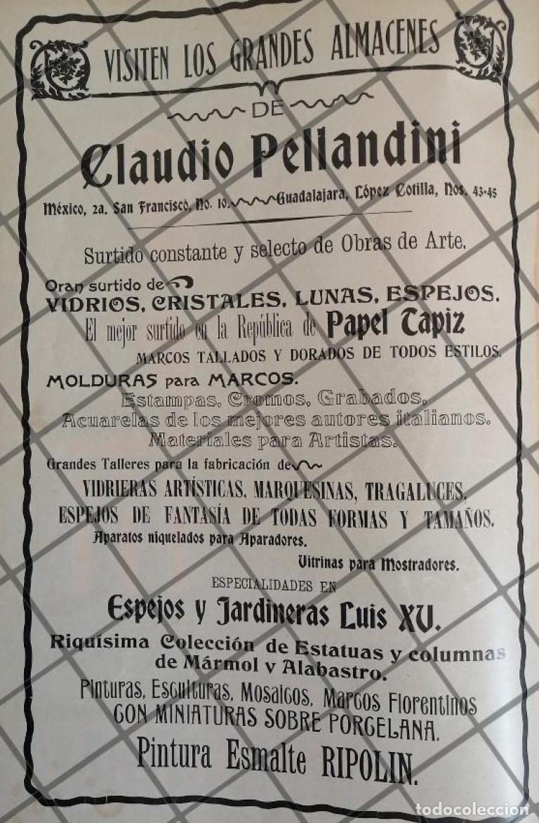 Collectionnisme d'affiches: CARTEL ANTIGUO TIENDA LA CASA CLAUDIO PELLANDINI 1906 -35
