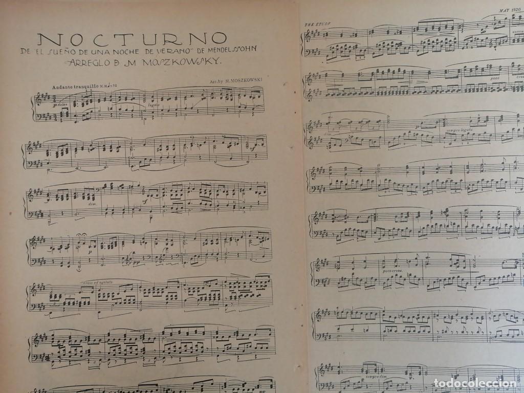 Collectionnisme d'affiches: PARTITURA ANTIGUA DE Mendelssohn, SUE&Ntilde;O NOCHE DE VERANO 1920