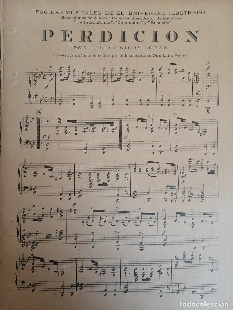 Collectionnisme d'affiches: PARTITURA ANTIGUA PERDICION. JULIAN SILOS LOPEZ 1922