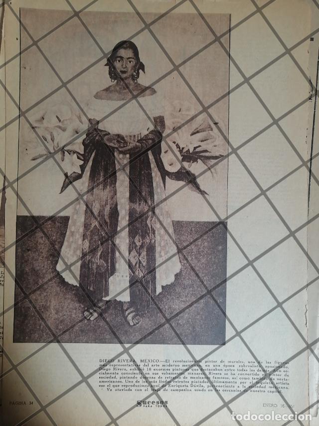Collectionnisme d'affiches: AFICHE ANTIGUO. EXPOSICION DE DIEGO RIVERA 1951