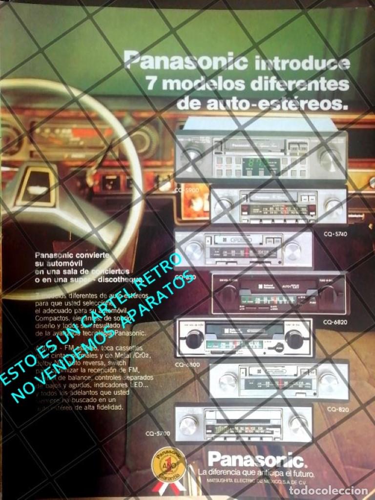 Collectionnisme d'affiches: CARTEL PUBLICITARIO RETRO AUTO STEREOS PANASONIC 1980