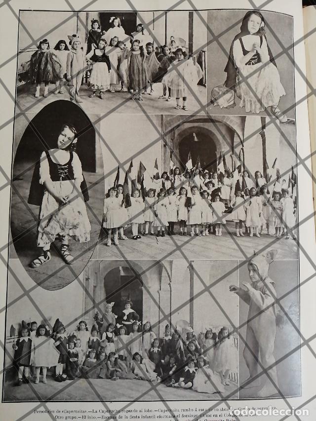 Collectionnisme d'affiches: AFICHE ANTIGUO. NI&Ntilde;OS DEL COLEGIO LA PAZ 1910