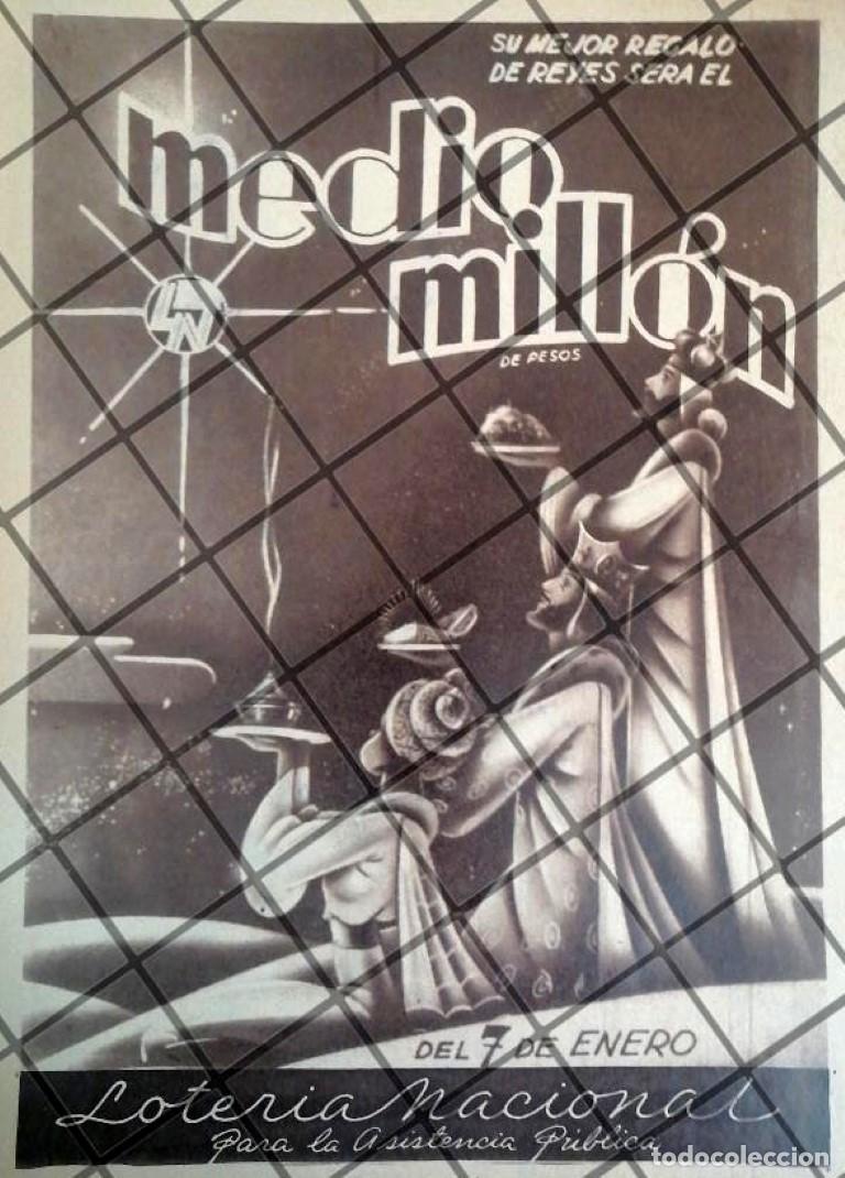 Collectionnisme d'affiches: AFICHE RETRO. LOTERIA NACIONAL 1944 /193