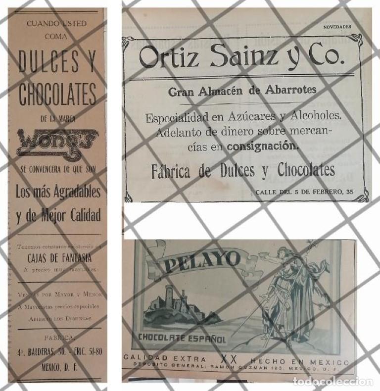 Poster collecting: 3 CARTELES PUBLICITARIOS ANTIGUOS CHOCOLATES 1912-1930