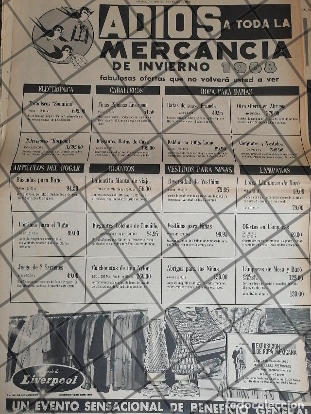 Colecionismo de cartazes: PUBLICIDAD RETRO TIENDA LIVERPOOL 1969 T. POSTER 96