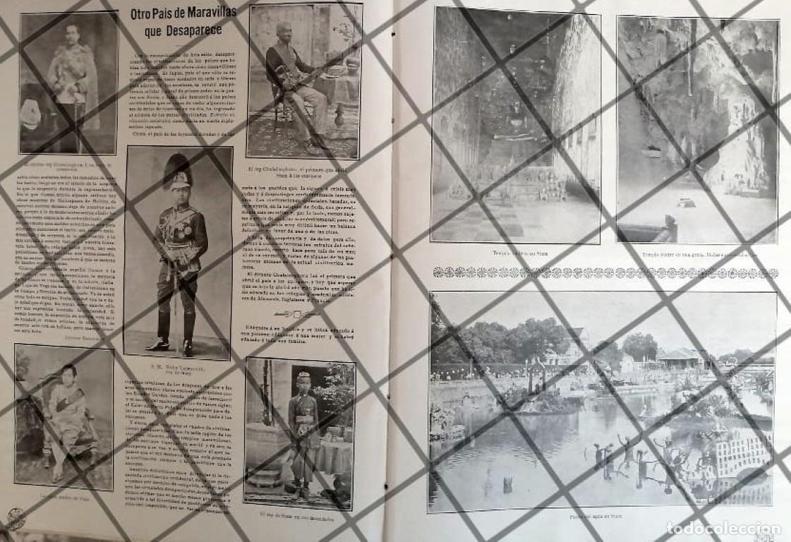 Colecionismo de cartazes: AFICHE ANTIGUO. LA EXTINCION DE SIAM COMO NACION 1910