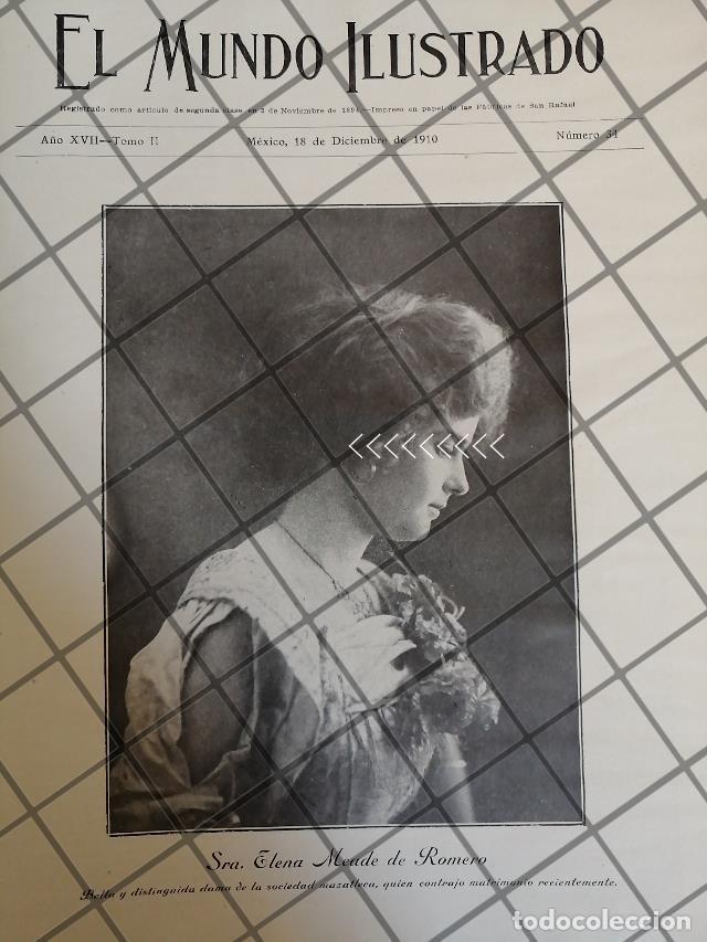 Colecionismo de cartazes: PORTADA ANTIGUA ELENA MEADE DE ROMERO 1910