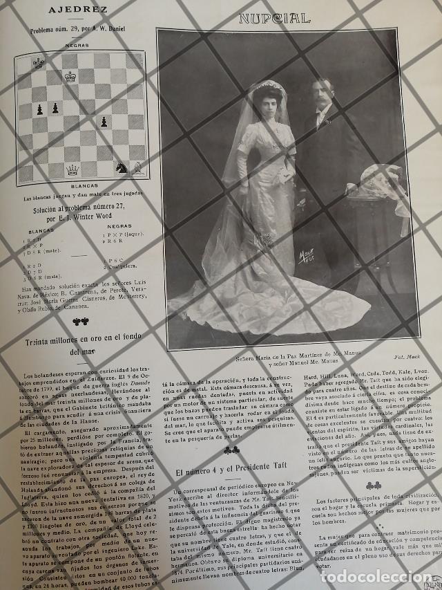 Colecionismo de cartazes: AFICHE ANTIGUO. BODA. MCMANUS MARTINEZ 1910