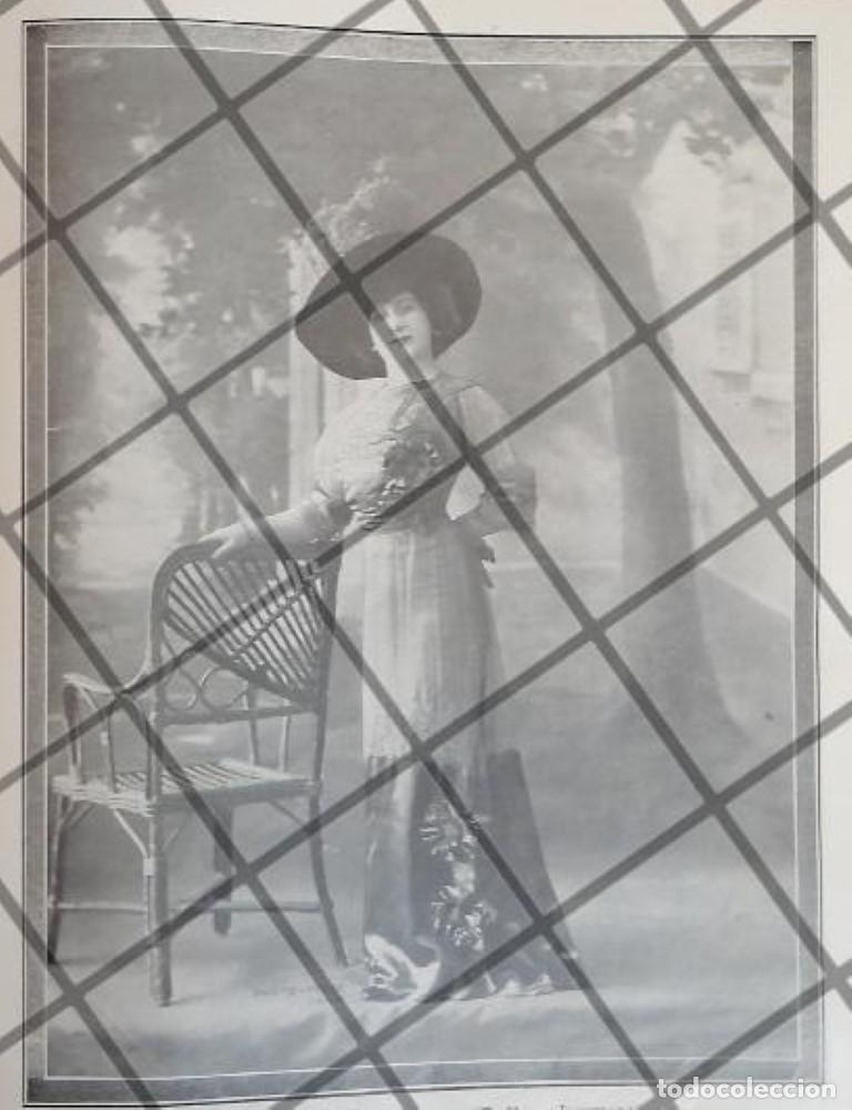 Collectionnisme d'affiches: CARTEL ANTIGUO 1910 VESTIDOS DE LUJO CASA FELIX DE PARIS 9