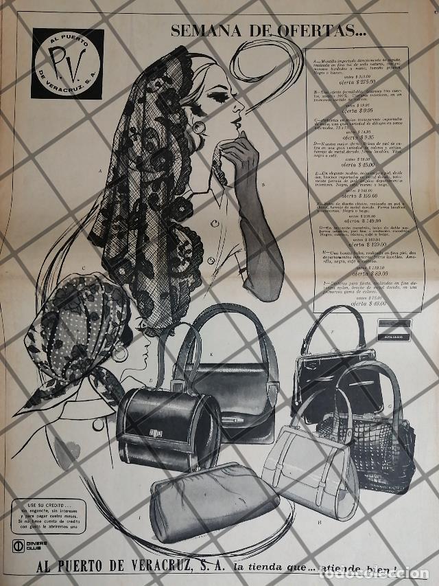 Collectionnisme d'affiches: PUBLICIDAD ANTIGUA TIENDA EL PUERTO DE VERACRUZ 1969 /31