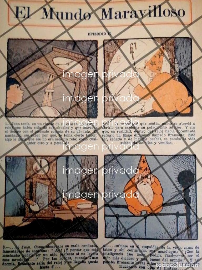 Collectionnisme d'affiches: TIRA COMICA ANTIGUA. EL MUNDO MARAVILLOSO. 1945