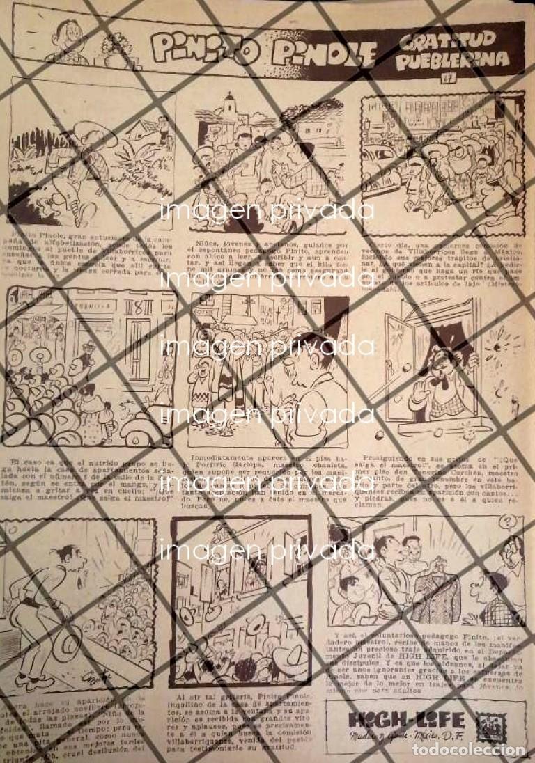 Collezionismo di affissi: TIRA COMICA ANTIGUA PINITO PINOLE POR: GERMAN BUTZE. 1945