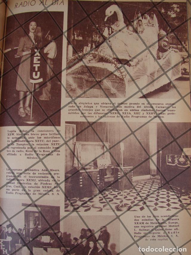 Sammeln von Plakaten: AFICHE ANTIGUO LUPITA ALDAY Y VARIAS EMISORAS DE RADIO