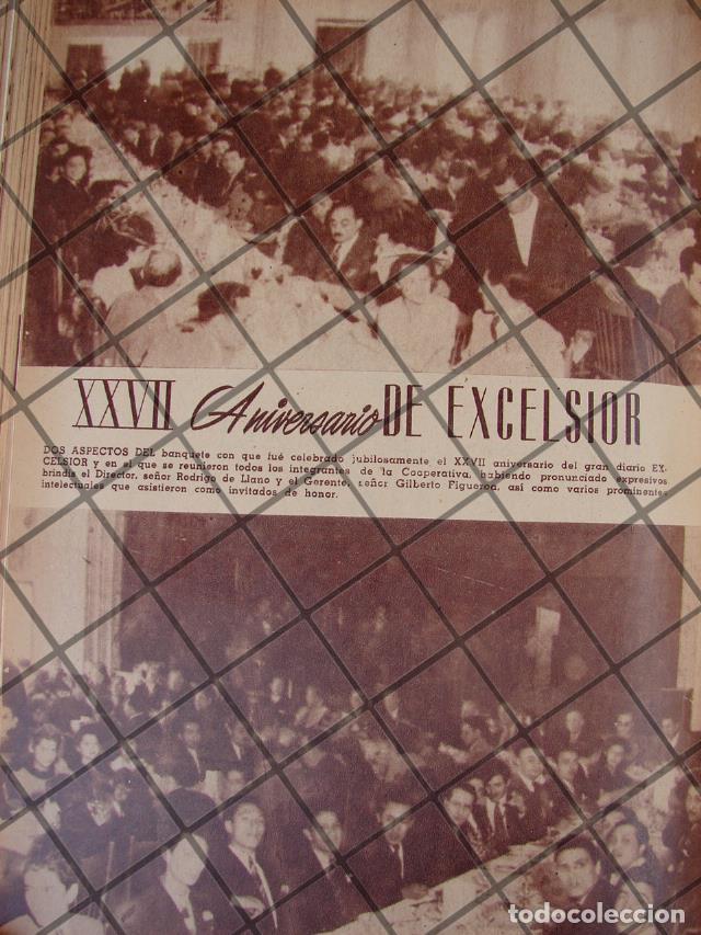 Sammeln von Plakaten: AFICHE ANTIGUO 27 ANIVERSARIO DEL DIARIO EXCELSIOR 1944