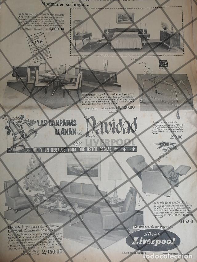 Sammeln von Plakaten: PUBLICIDAD RETRO TIENDA LIVERPOOL 1964 /101 T. POSTER