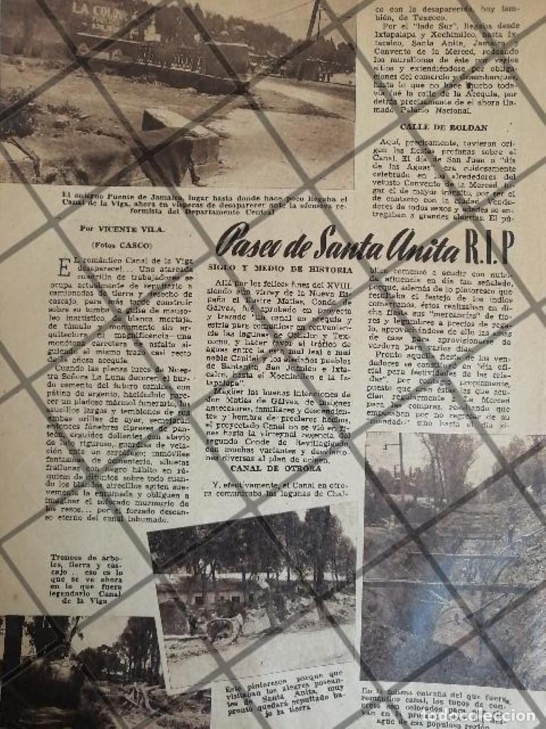 Sammeln von Plakaten: AFICHE ANTIGUO PASEO DE SANTA ANITA. D.F 1939