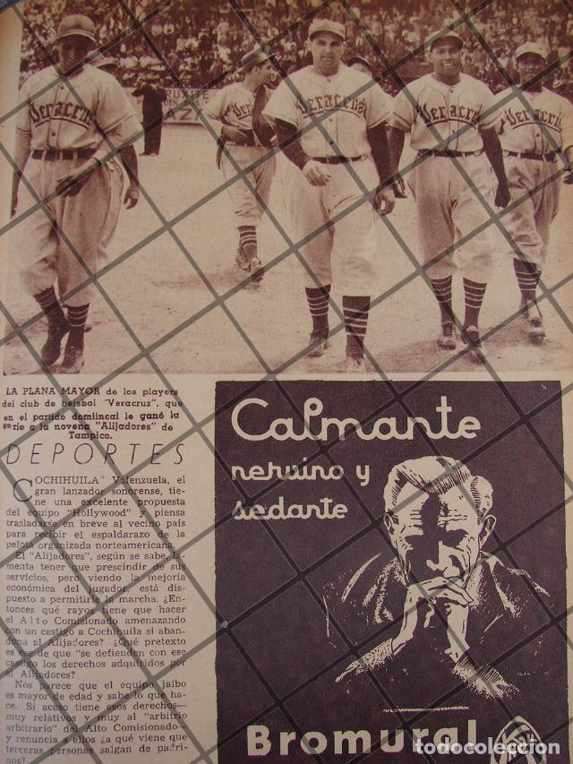 Sammeln von Plakaten: AFICHE ANTIGUO CLUB VERACRUZ VS ALIJADORES TAMPICO 1944