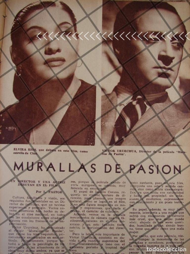 Sammeln von Plakaten: AFICHE ANTIGUO DEBUT DE ELVIRA RIOS 1944 Y VICTOR URUCHUA