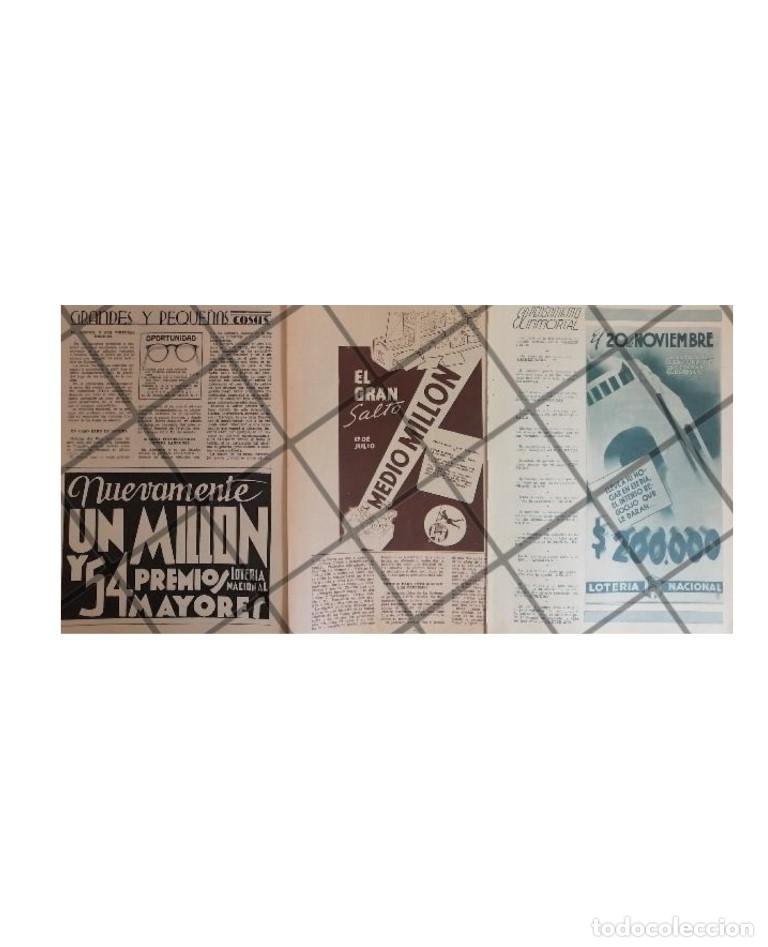 Sammeln von Plakaten: 3 AFICHES RETRO. LOTERIA NACIONAL 1936 /195
