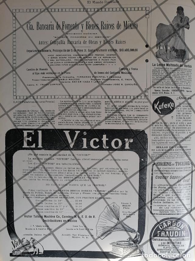 Collezionismo di affissi: CARTEL PUBLICITARIO RETRO VICTROLA VICTOR 1910 Y OTROS