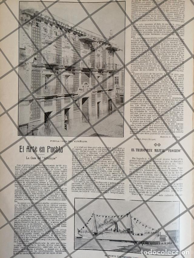 Collezionismo di affissi: AFICHE ANTIGUO LA CASA DEL ALFE&Ntilde;IQUE Y MAS, PUEBLA 1906