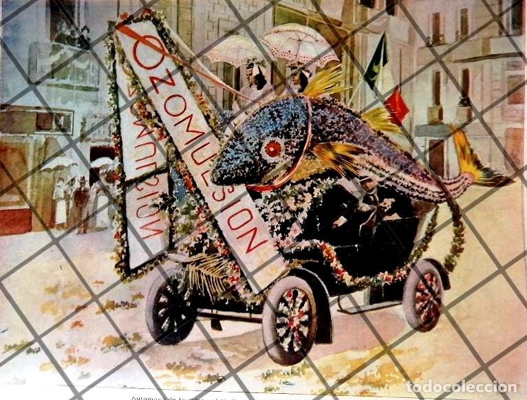 Collezionismo di affissi: AFICHE ANTIGUO CARRETA DEL ACEITE OZOMULSION 1906