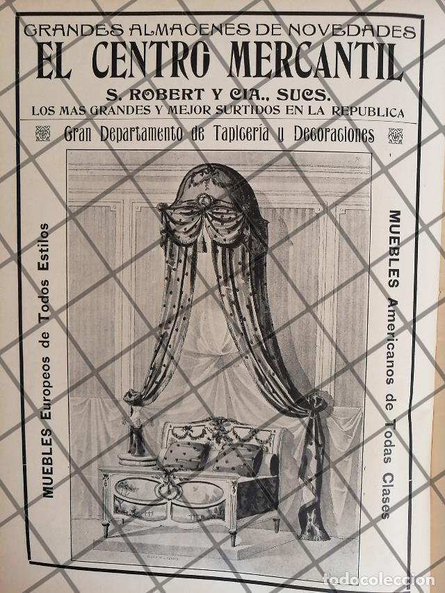 Collezionismo di affissi: CARTEL ANTIGUO TIENDA EL CENTRO MERCANTIL 1910 -23