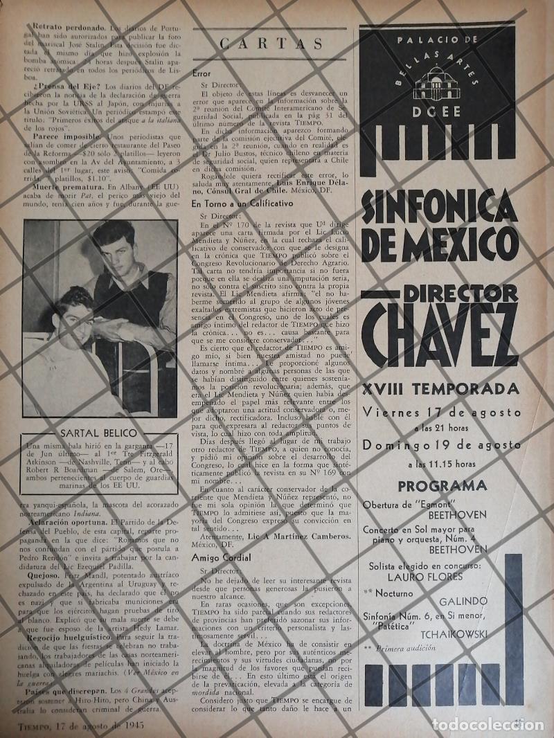 Coleccionismo de carteles: AFICHE RETRO ORQUESTA SINFONICA / A17 1945 - Foto 1