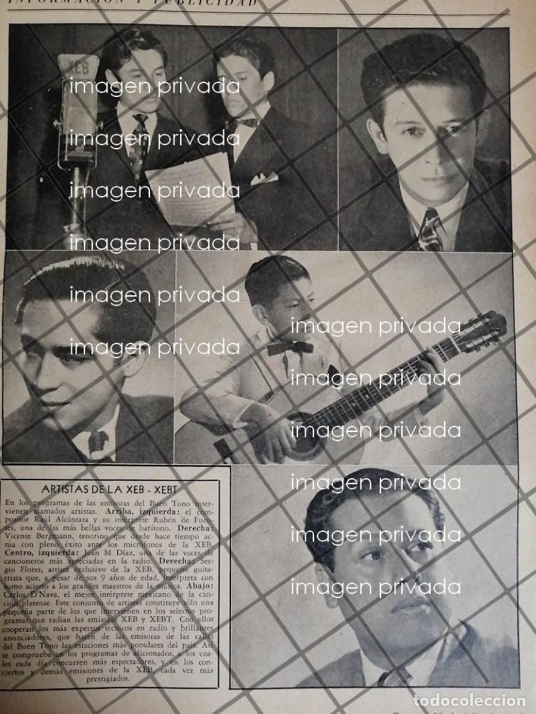 Collezionismo di affissi: AFICHE RETRO. ARTISTAS DE RADIO DIFUSORA XEB Y XEBT J1945 2