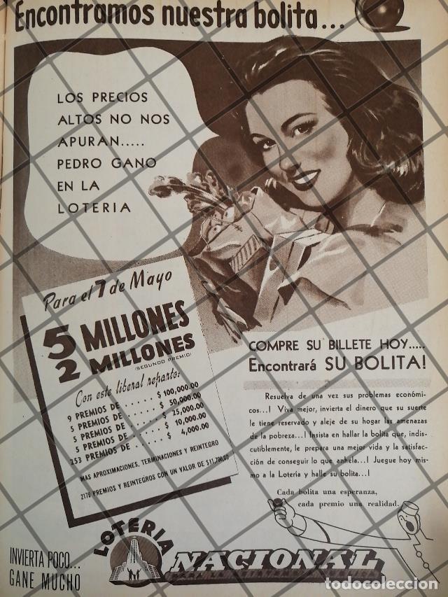 Collezionismo di affissi: AFICHES ANTIGUO LOTERIA NACIONAL 1948 /198