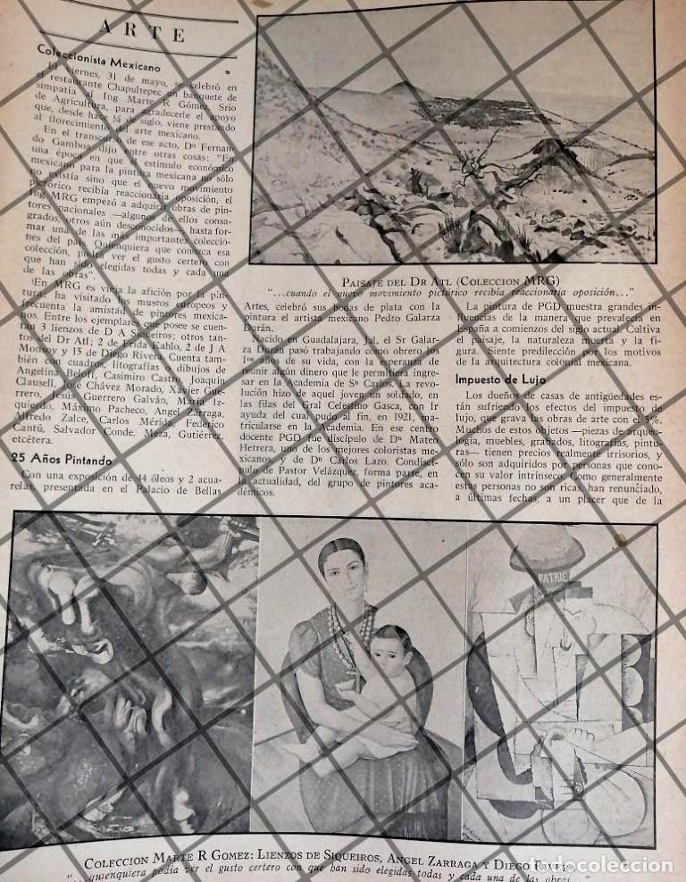 Coleccionismo de carteles: AFICHE ANTIGUO EXPOSICION MARTE R. GOMEZ 1946