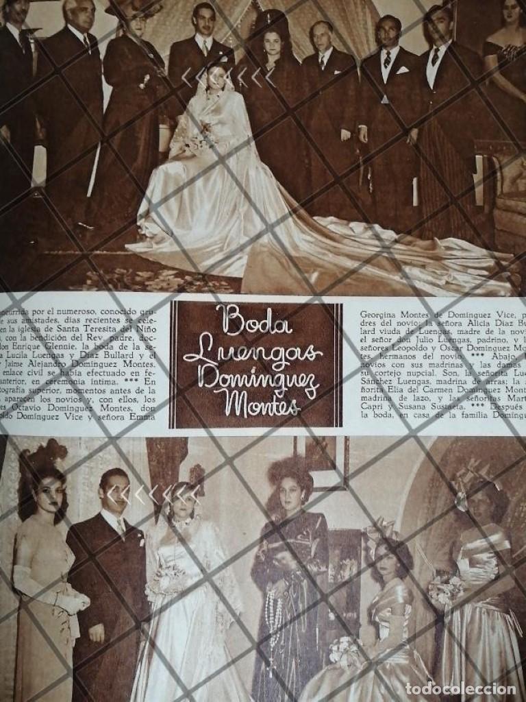 Coleccionismo de carteles: AFICHE ANTIGUO BODA. DOMINGUEZ LUENGAS 1948 - Foto 1