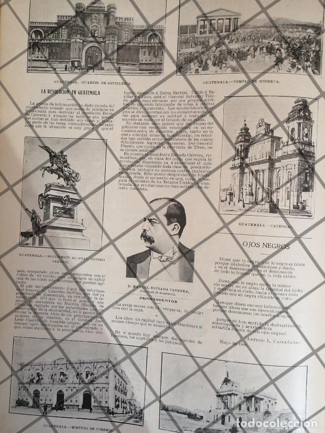 Sammeln von Plakaten: AFICHE ANTIGUO LA REVOLUCION EN GUATEMALA 1906