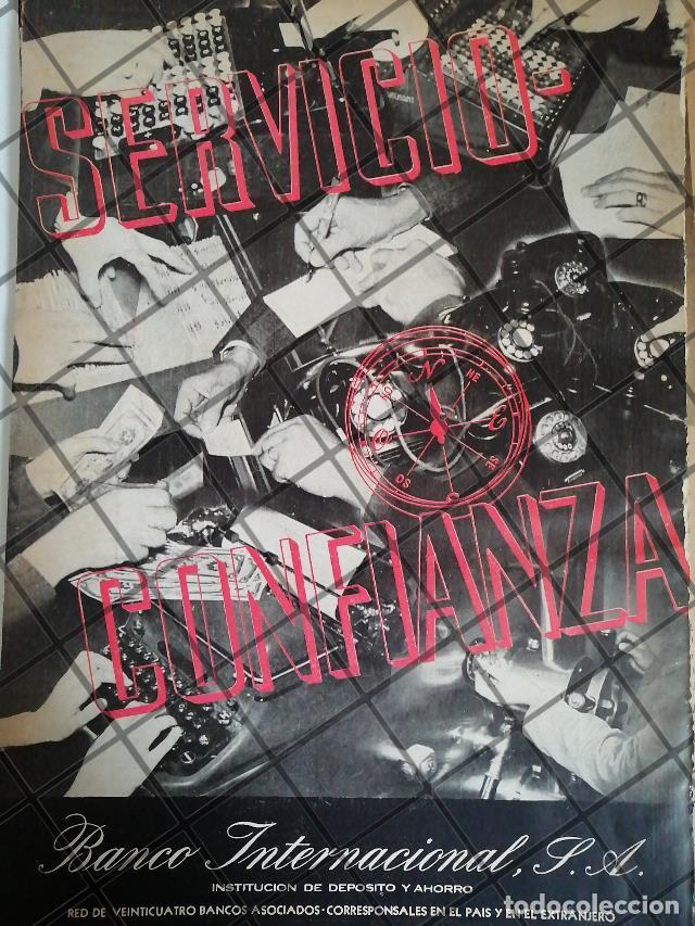 Sammeln von Plakaten: CARTEL PUBLICITARIO RETRO. BANCO INTERNACIONAL 1942 /159