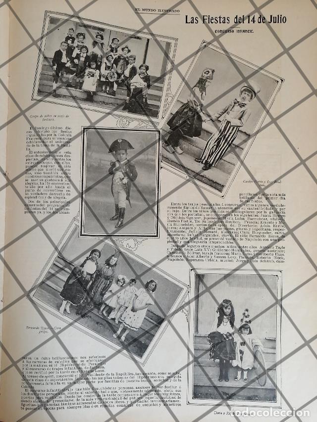 Sammeln von Plakaten: AFICHE ANTIGUO NI&Ntilde;OS, COMUNIDAD FRANCESA MEXICANA 1907