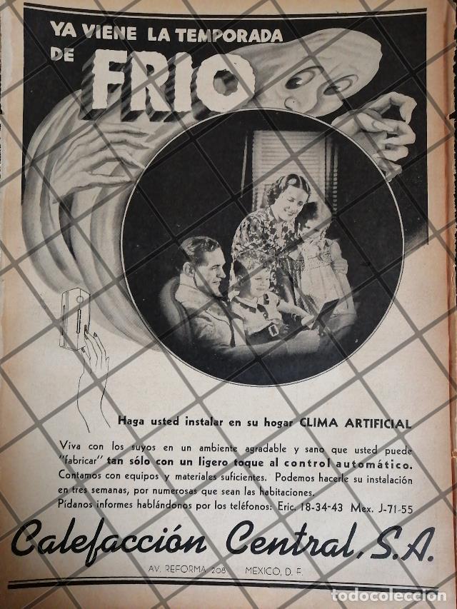 Sammeln von Plakaten: CARTEL PUBLICITARIO ANTIGUO. CALEFACCION CENTRAL S.A 1942 3